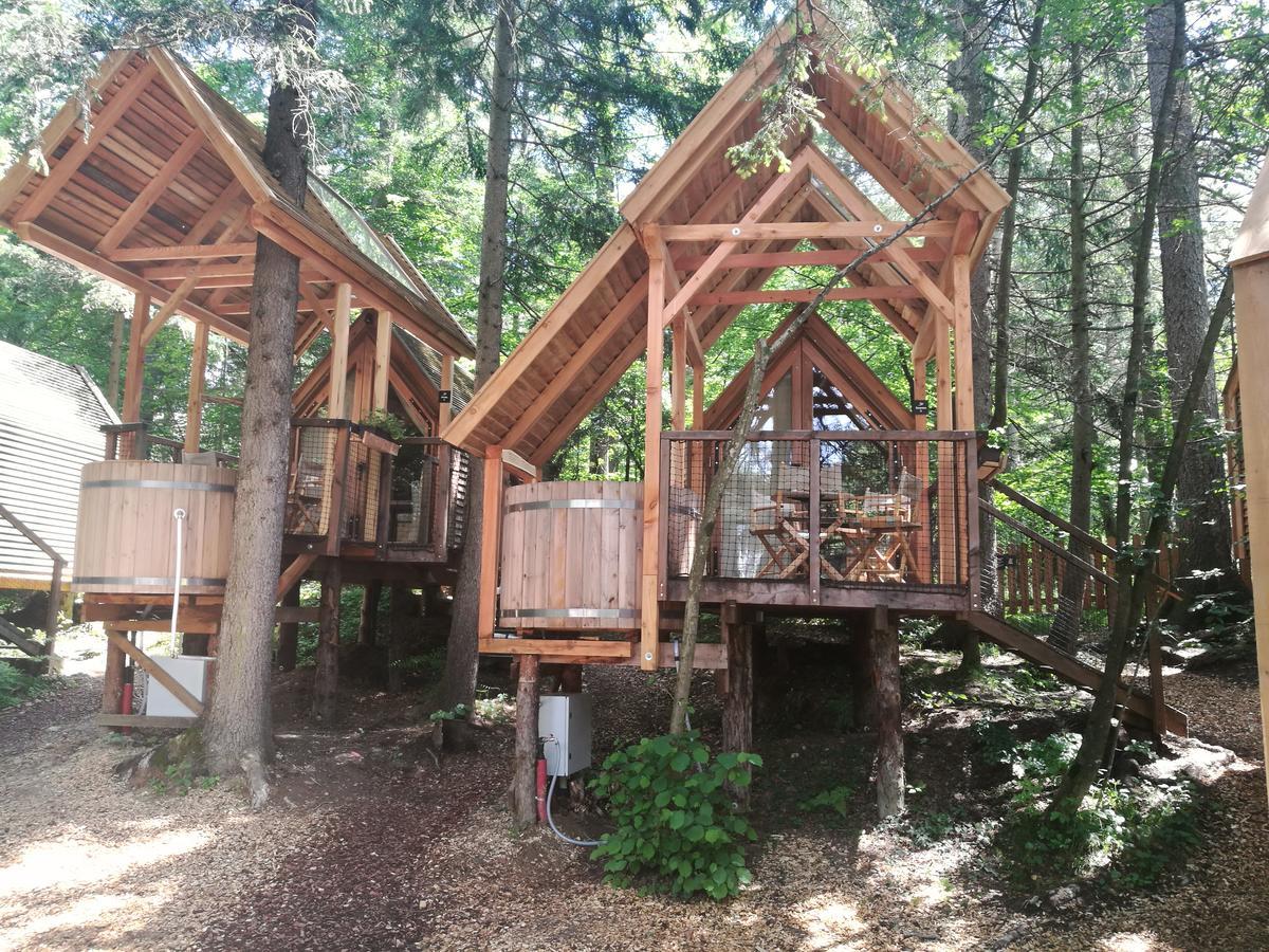 Ribno Alpine Glamping Hotel Bled Kültér fotó